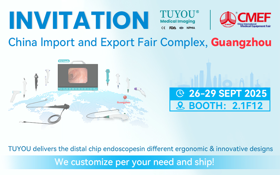 Últimas noticias de la empresa sobre CMEF 2025 Exposición de Guangzhou TUYOU® Revolución de la cámara de endoscopio 360 °