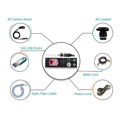 comprar Sistema de cámara de endoscopia LED de 100W 4K con fuente de luz incorporada para laparoscopio fabricación en línea