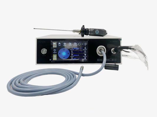 Venta caliente de pantalla táctil FHD 3 en 1 Sistema de cámara de endoscopio con fuente de luz de 80 watts para cirugía cistoscópico