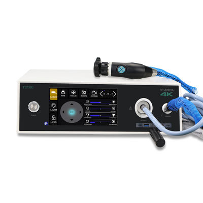 Sistema de cámara de endoscopia médica con pantalla táctil con función de registro de fuente de luz LED