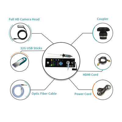 Fábrica 1080P Instrumentos de cistoscopia Endoscopio médico Cirugía con cámara para el polipo endometrial por ultrasonido