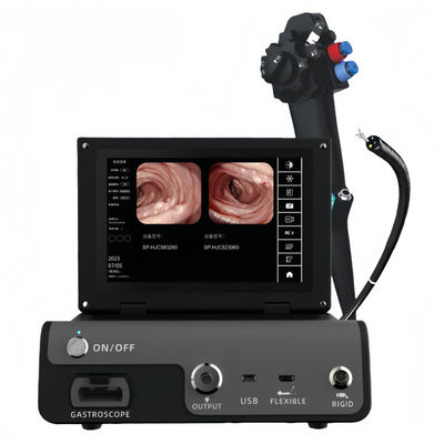 Video veterinario Endoscopio rígido y flexible con gastroscopio y cámara de endoscopio médico