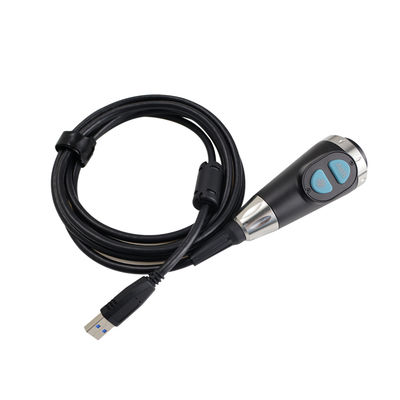 Cámara de endoscopio portátil con sensor CMOS gris para endoscopía de video ENT en computadoras portátiles y teléfonos