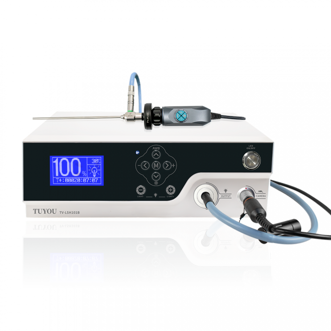 Full HD Endoscopio Cámara médica 100W Fuente de luz para ENT Urología Ginecología Oftalmología 0