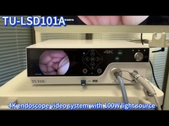 Sistema de video de endoscopio 4K con fuente de luz de 100W